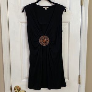 Black Tunic with Embellishment